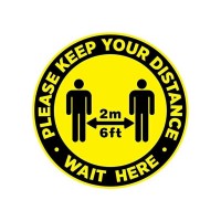 Customized Home Floor Stickers Keep Safe Distance