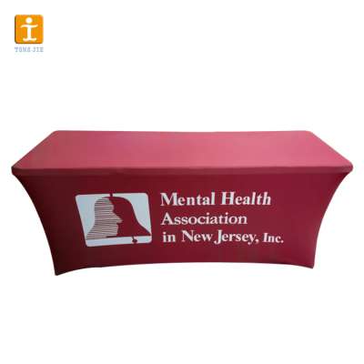 Custom Made Logo Stretch Table Cloth